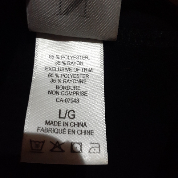 N Natori Women's Size Large Waterfall Front Cardigan in Black - Picture 7 of 8